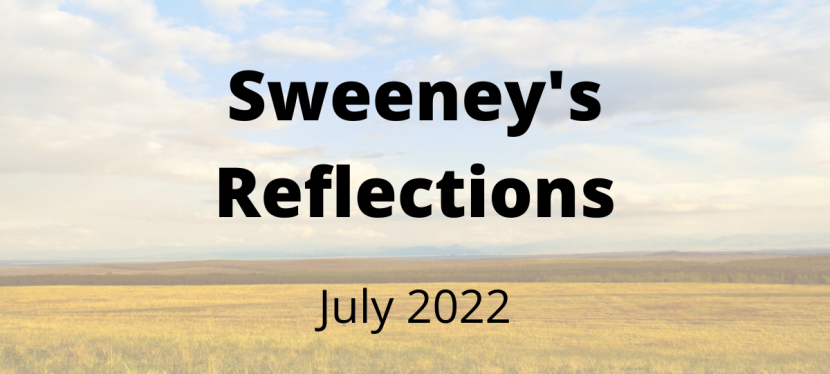 Sweeney’s Reflections – July 2022